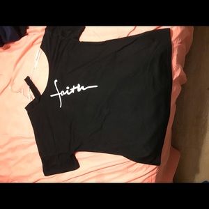 Faith off shoulder shirt